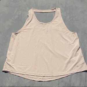 Nike Light Purple Athletic Open Back Tank